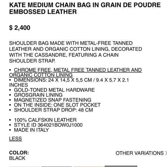 YSL Kate medium - Picture 5 of 15